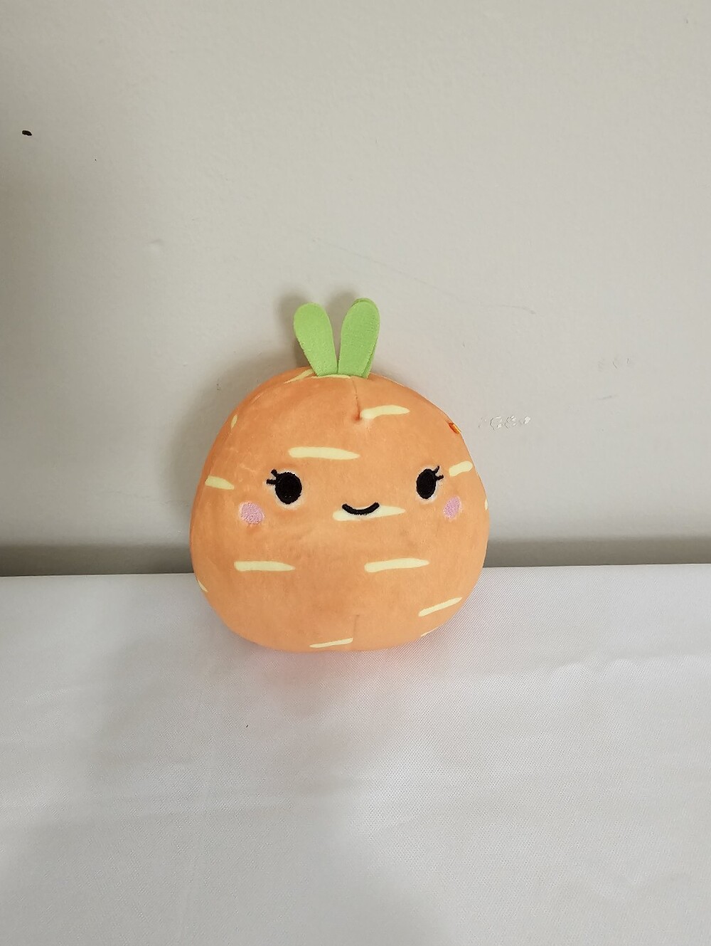 Squishmallows Orange Plush with Yellow Accents